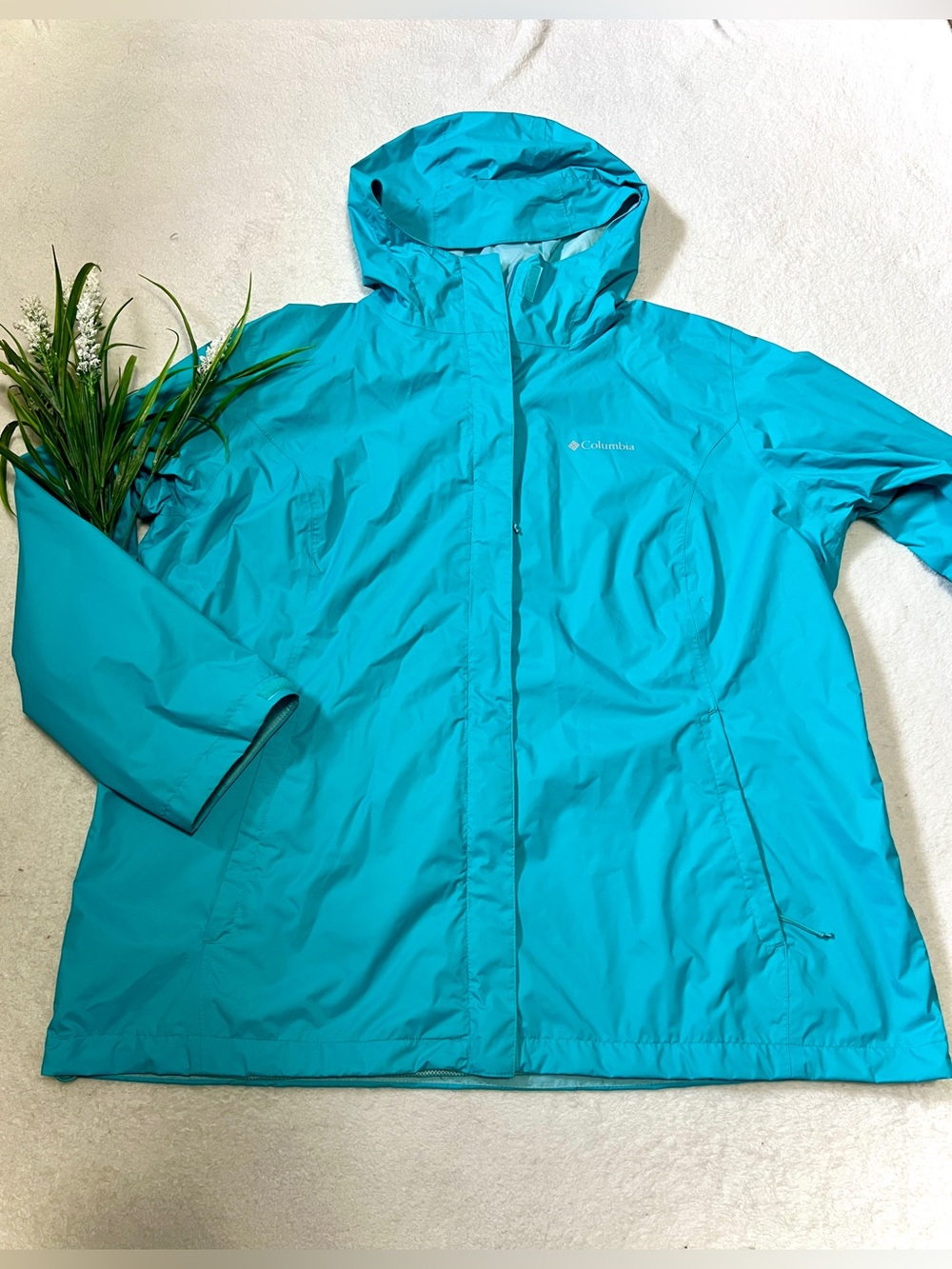 Columbia Omni-Tech Arcadia II Full Zip Windbreaker Rain Jacket - Size 2X